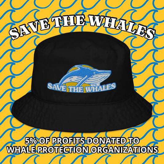 Save the Whales Organic bucket hat - Regenerative Marketplace