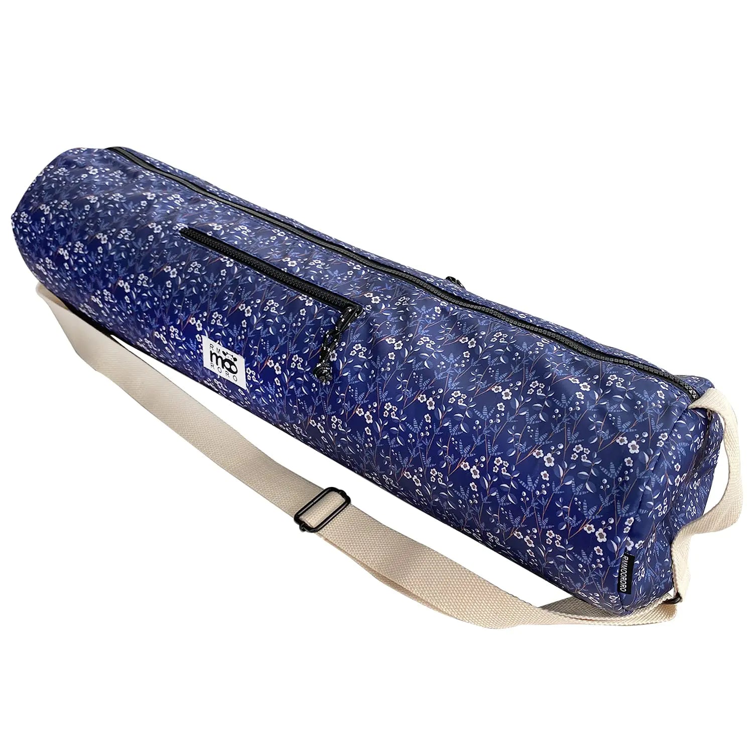 RMMOORORO Yoga Mat Bag Cover Adjustable Strap Waterproof Light Weight Foldable Yoga Carrier for Girl Woman Floral Print - Regenerative Marketplace