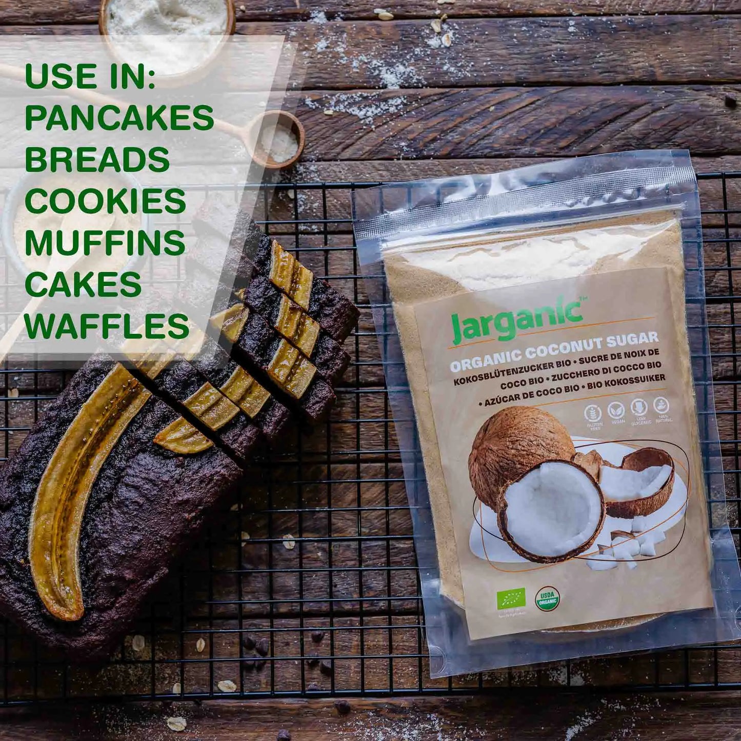 Organic Coconut Sugar 1lb / 16oz - Regenerative Marketplace