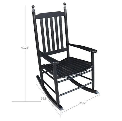 Wooden Porch Rocking Chair - Regenerative Marketplace