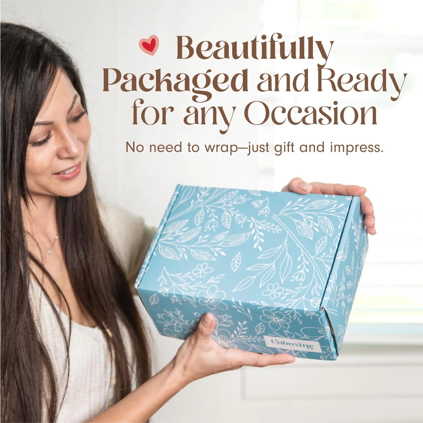 Organic Tea Gift Box Get Well Gifts for Women Self Care Package Thinking of You - Regenerative Marketplace