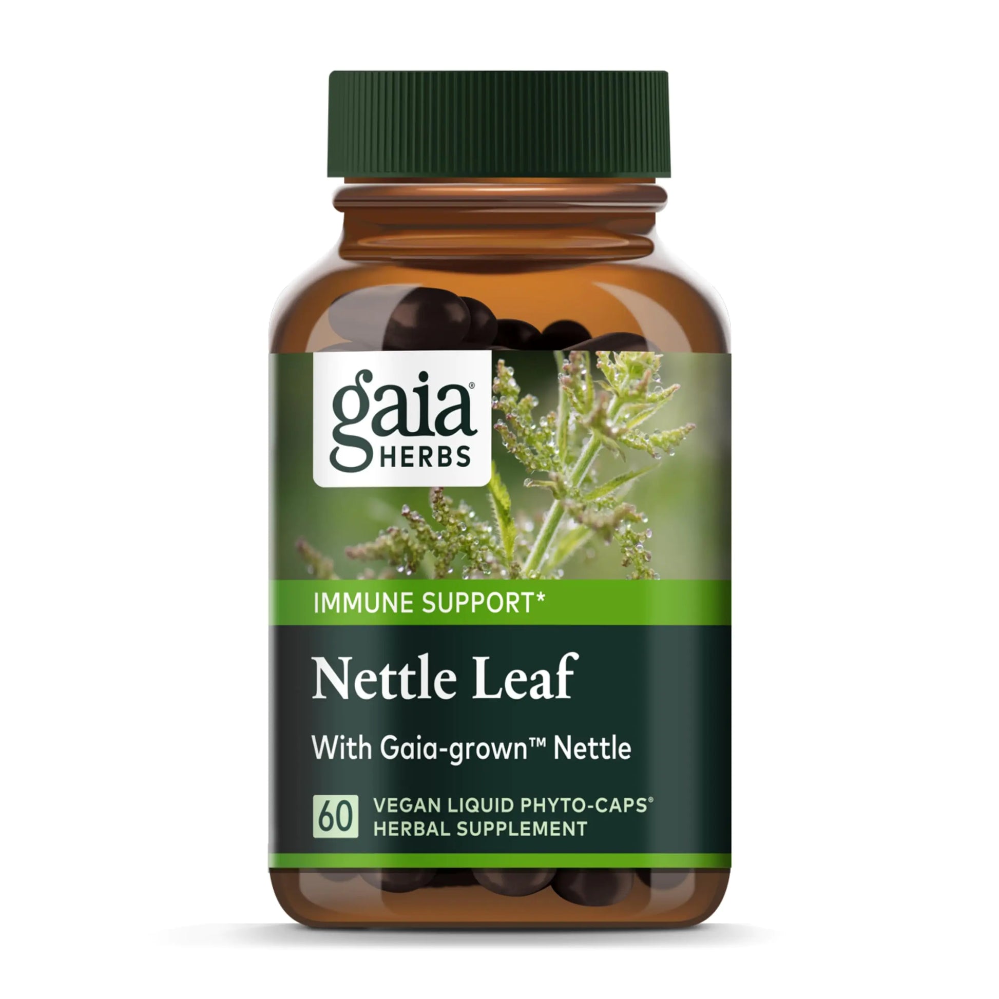 Gaia Herbs Nettle Leaf Organic Stinging Nettle Leaf 60 Count - Regenerative Marketplace