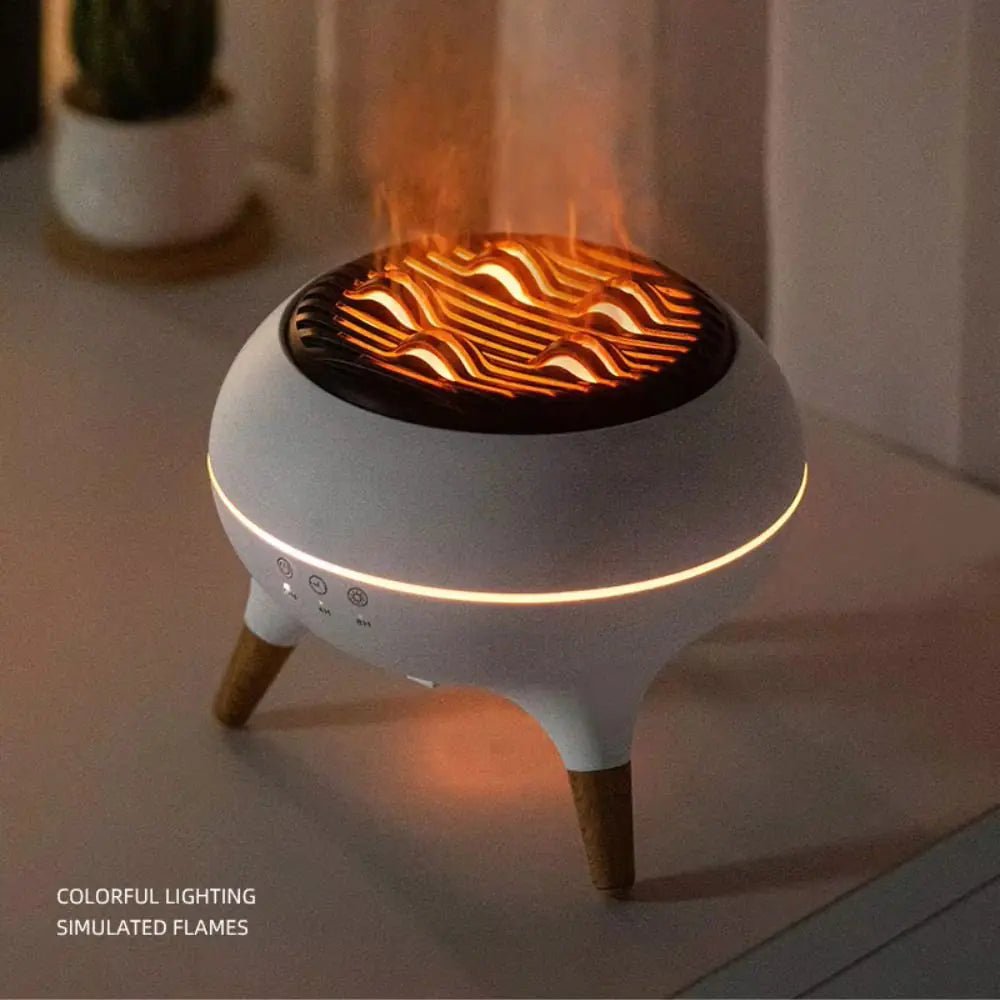 Flame Effect LED Aromatherapy Diffuser - Regenerative Marketplace
