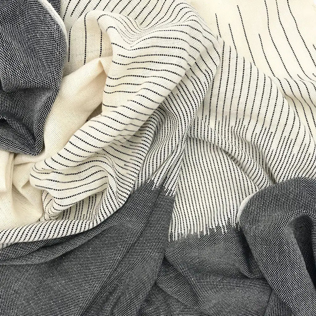 Striped Organic Cotton Scarf - Regenerative Marketplace
