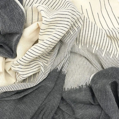 Striped Organic Cotton Scarf - Regenerative Marketplace