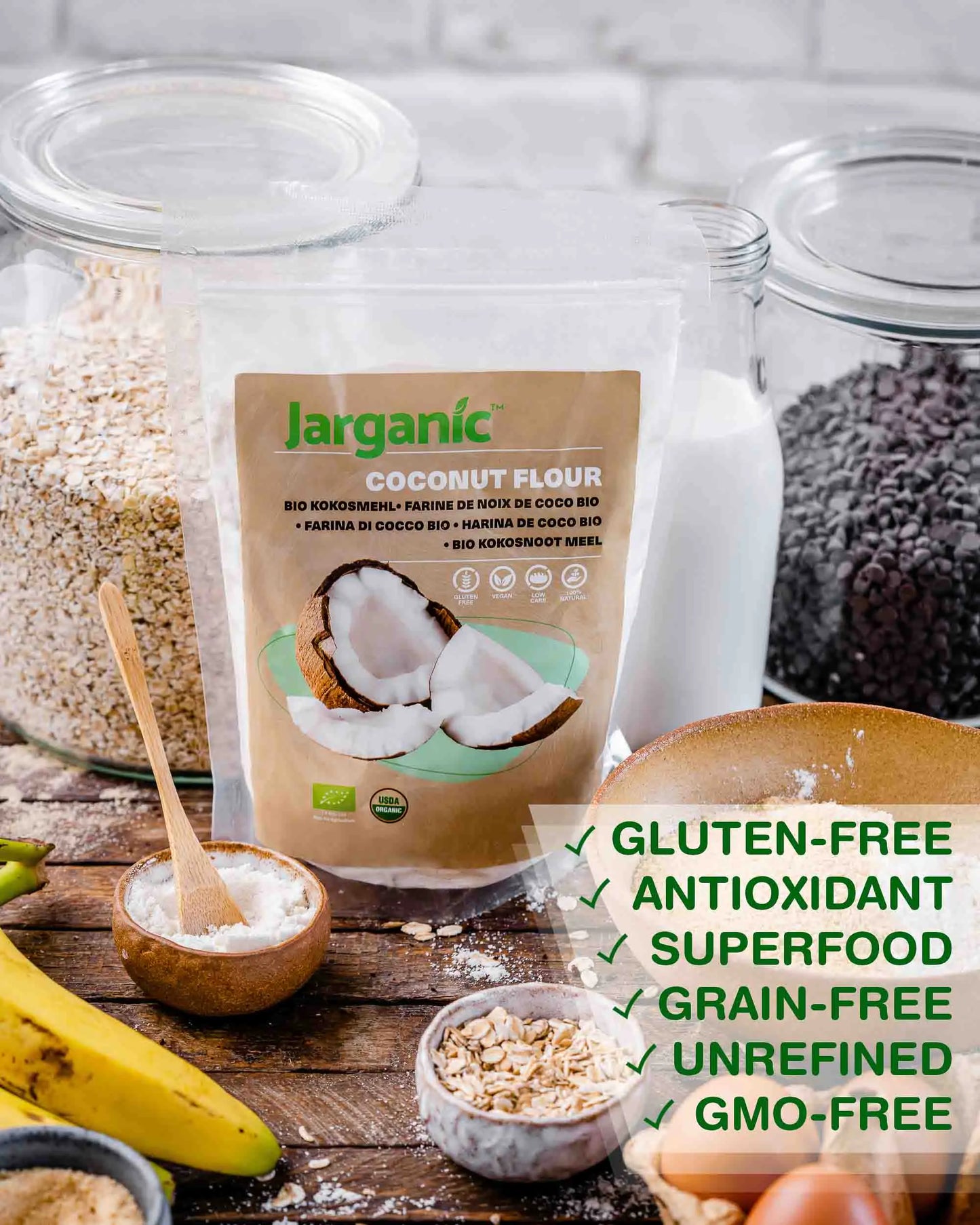 Organic Coconut Flour 1lb / 16oz - Regenerative Marketplace