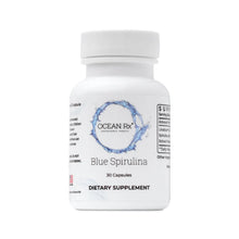 Ocean Rx Organic Pure Blue Spirulina Capsules | Natural Superfood | Prebiotic Phycocyanin Supplement | Healty Skin Oral Health & Wound Recovery | 30 Serving Bottle - Regenerative Marketplace