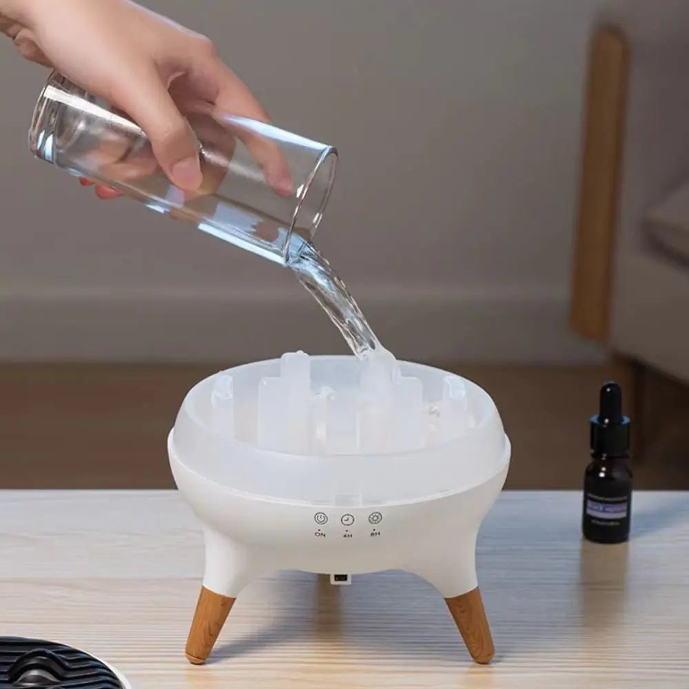 Flame Effect LED Aromatherapy Diffuser - Regenerative Marketplace