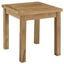 Modway Furniture Marina Outdoor Patio Teak Side Table, Natural - EEI - 1155 - NAT - Regenerative Marketplace