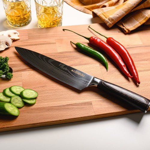 Seido Knives Japanese Master Chef Knife Set, 8 - Piece Professional Kitchen Knives - Regenerative Marketplace