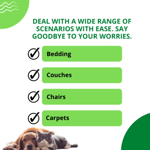 Reusable Dog Cat Pet Hair Remover Roller for Furniture, Couch, Carpet, Car Seat. - Regenerative Marketplace