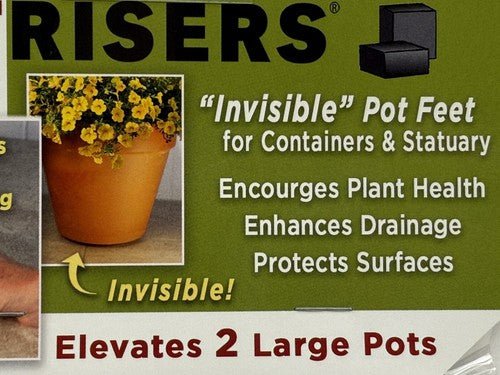 2 X 6 PotRisers Eco Friendly Recycled USA Planter Pot Riser Feet For Large Pots - Regenerative Marketplace