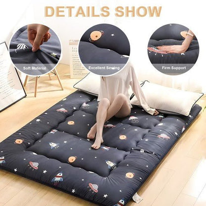 Japanese Futon Mattress Soft Tatami Floor Sleep Mat Foldable for Travel Camping - Regenerative Marketplace