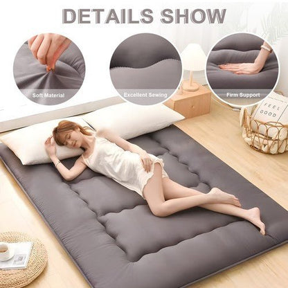 Japanese Futon Mattress Soft Tatami Floor Sleep Mat Foldable for Travel Camping - Regenerative Marketplace
