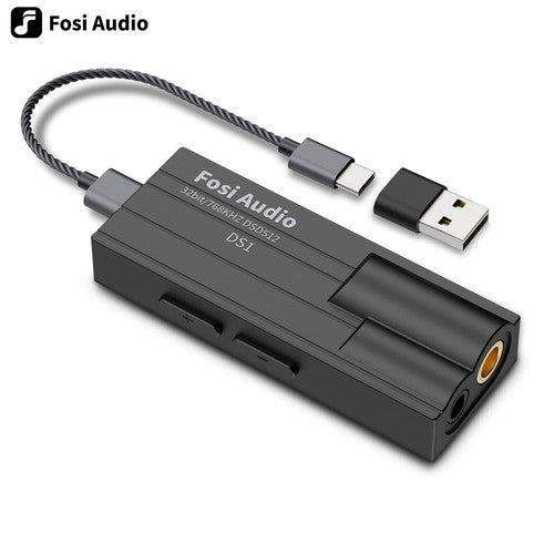 Fosi Audio DS1 DSD512 HiFi DAC Headphone Amplifier Mini Audio USB Amp 3.5/4.4MM - Regenerative Marketplace
