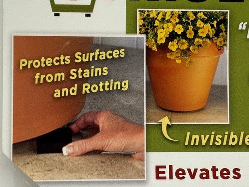 2 X 6 PotRisers Eco Friendly Recycled USA Planter Pot Riser Feet For Large Pots - Regenerative Marketplace