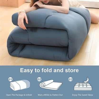 Japanese Futon Mattress Soft Tatami Floor Sleep Mat Foldable for Travel Camping - Regenerative Marketplace