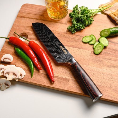 Seido Knives Japanese Master Chef Knife Set, 8 - Piece Professional Kitchen Knives - Regenerative Marketplace