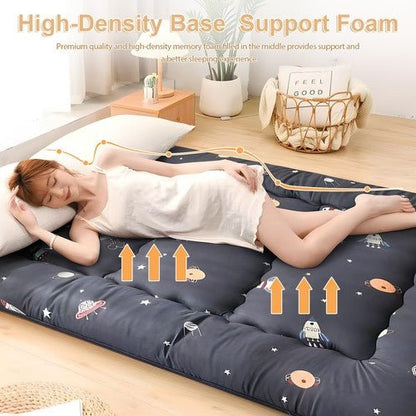 Japanese Futon Mattress Soft Tatami Floor Sleep Mat Foldable for Travel Camping - Regenerative Marketplace
