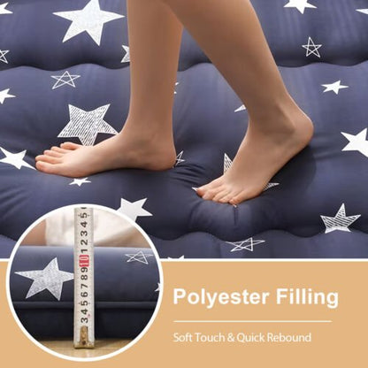 Japanese Futon Mattress Soft Tatami Floor Sleep Mat Foldable for Travel Camping - Regenerative Marketplace