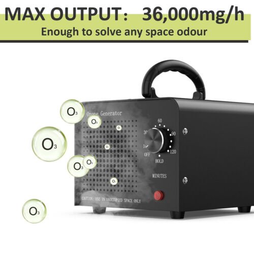 36000mg/h Ozone Generator Machine Air Purifier Ionizer Ozonator Timer for Home - Regenerative Marketplace
