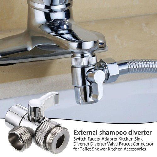 Universal Switch Faucet Adapter Kitchen Sink Splitter Valve Diverter US - Regenerative Marketplace