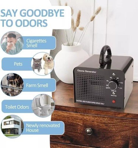 36000mg/h Ozone Generator Machine Air Purifier Ionizer Ozonator Timer for Home - Regenerative Marketplace