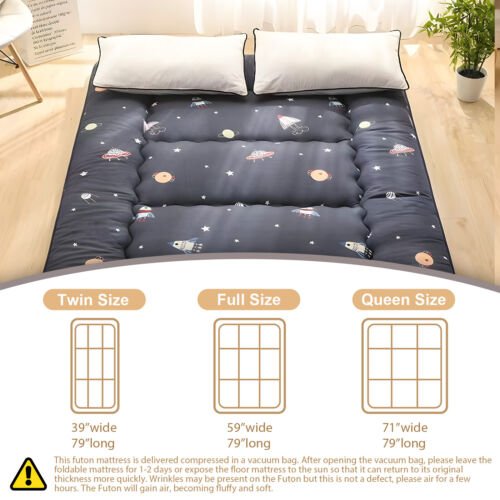 Japanese Floor Mattress Foldable Futon Mattress Sleeping Tatami Mat Camping Pad - Regenerative Marketplace