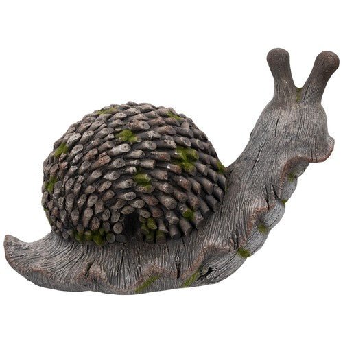 Northlight 15" Slowpoke Snail Outdoor Garden Statue - Regenerative Marketplace