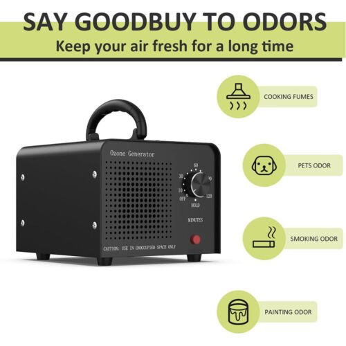 36000mg/h Ozone Generator Machine Air Purifier Ionizer Ozonator Timer for Home - Regenerative Marketplace