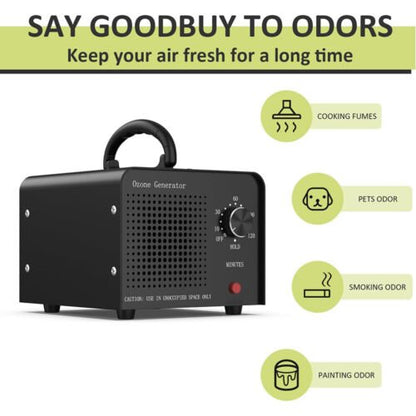 36000mg/h Ozone Generator Machine Air Purifier Ionizer Ozonator Timer for Home - Regenerative Marketplace