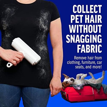 Reusable Dog Cat Pet Hair Remover Roller for Furniture, Couch, Carpet, Car Seat. - Regenerative Marketplace