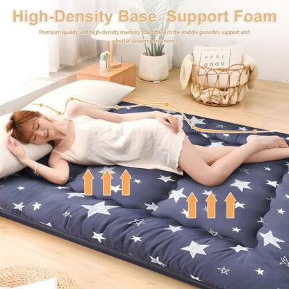 Japanese Floor Mattress Foldable Futon Mattress Sleeping Tatami Mat Camping Pad - Regenerative Marketplace