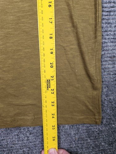 Pact Lizard London Slub Henley Tee Olive Green Organic Cotton Long Sleeve Sz S - Regenerative Marketplace
