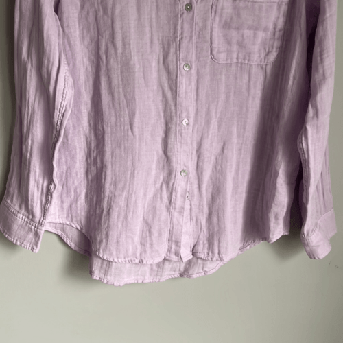 NEW Rails Ellis Organic Cotton Button - Up Shirt in Orchid - Regenerative Marketplace