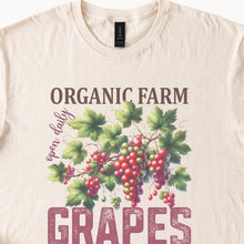 Farm Fresh Grapes Tee Organic Fruit Graphic T Shirt - Regenerative Marketplace