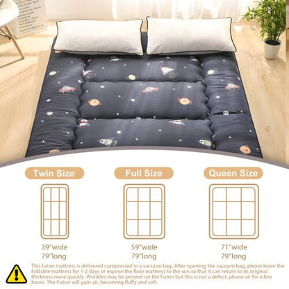 Japanese Futon Mattress Soft Tatami Floor Sleep Mat Foldable for Travel Camping - Regenerative Marketplace
