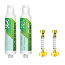 AQUA CREST Garden Hose Water Filter with Hose Protector, Reduces Chlorine, Odor - Regenerative Marketplace