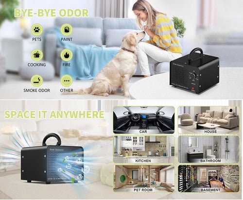36000mg/h Ozone Generator Machine Air Purifier Ionizer Ozonator Timer for Home - Regenerative Marketplace