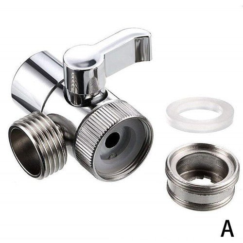 Universal Switch Faucet Adapter Kitchen Sink Splitter Valve Diverter US - Regenerative Marketplace