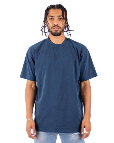 3 Pack Of Shaka Wear Mens USA Cotton Plain Crew Neck Garment - Dyed T-Shirt - SHGD - Regenerative Marketplace