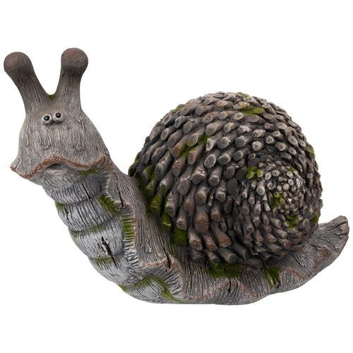 Northlight 15" Slowpoke Snail Outdoor Garden Statue - Regenerative Marketplace