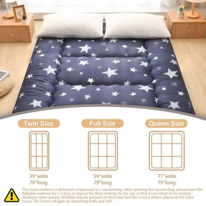 Japanese Floor Mattress Foldable Futon Mattress Sleeping Tatami Mat Camping Pad - Regenerative Marketplace