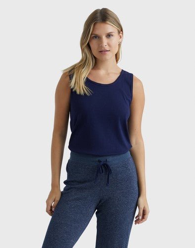 Hanes Ribbed Tank Top Women's Mini Cotton Shirt 100% pure cotton Wide Straps - Regenerative Marketplace