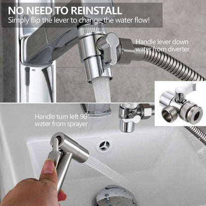 Universal Switch Faucet Adapter Kitchen Sink Splitter Valve Diverter US - Regenerative Marketplace