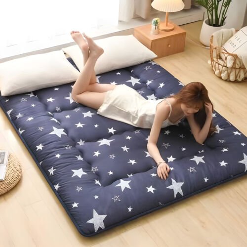 Japanese Floor Mattress Foldable Futon Mattress Sleeping Tatami Mat Camping Pad - Regenerative Marketplace
