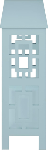 Town Square Console Table with Shelf, Sea Foam - Regenerative Marketplace