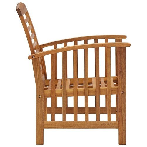 Garden Chair Set of 2 Natural wood Solid acacia wood Standard - Regenerative Marketplace