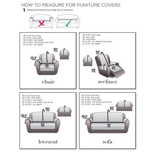 Heirloom Quilted Cotton Furniture Cover with Scallop Edge, Sofa Cover, Pet Fr... - Regenerative Marketplace