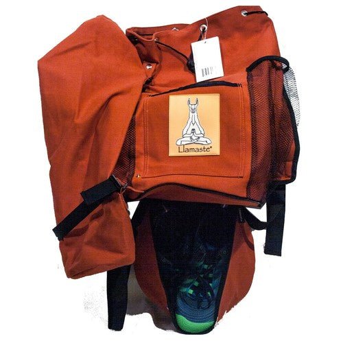 Llamaste Duffel Yoga and Gym Bag with separate mat carrier - Vibrant Orange - Regenerative Marketplace
